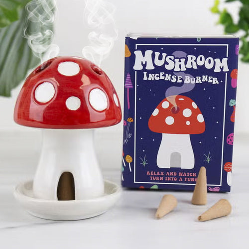 Gift Republic Mushroom Incense Burner