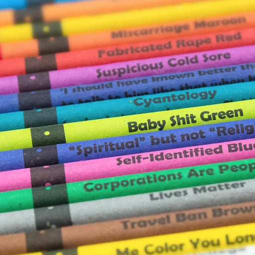 Getting into the holiday spirit 🎄❄️ #offensivecrayons