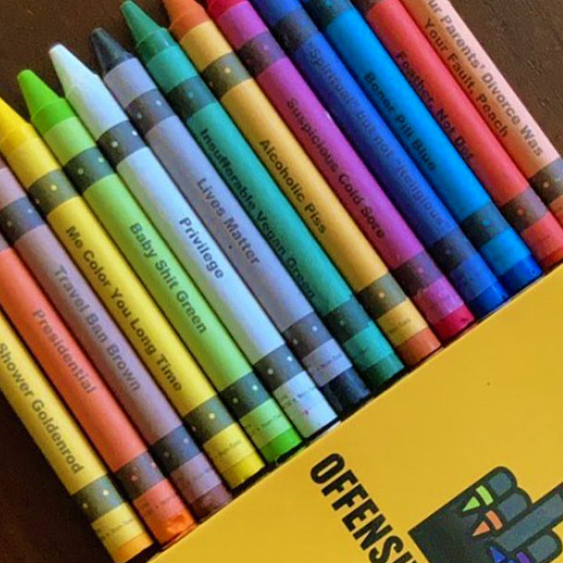 The world's most offensive crayons! - ShutUpAndTakeMyMoney