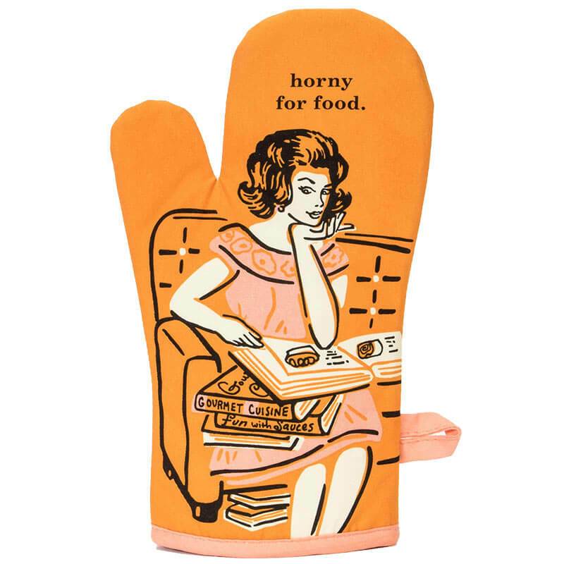 The Food Has Weed In It Oven Mitt - Unique Gifts - Blue Q — Perpetual Kid