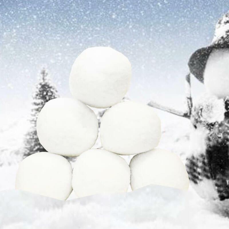50-PK Fake Snowballs for Kids I Indoor Snowball Fight Set I