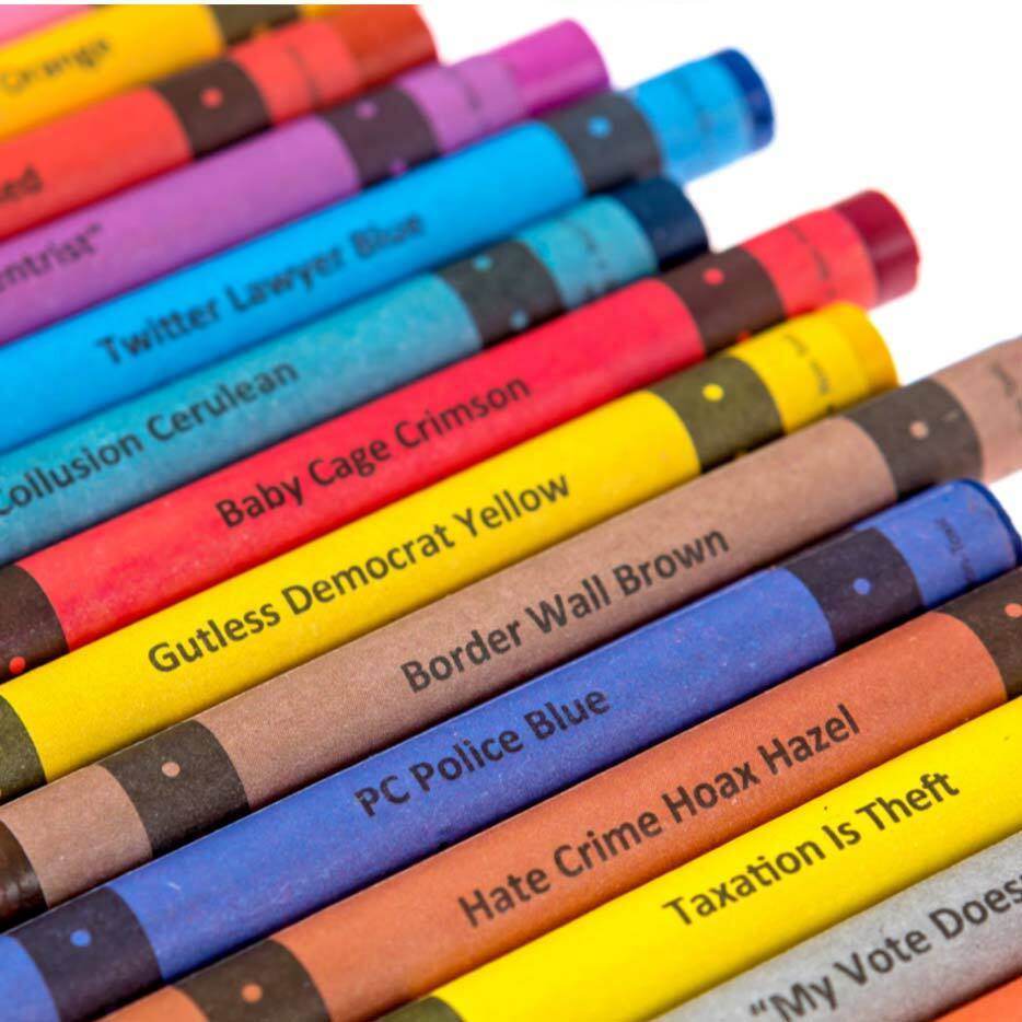 Featuring new favorites like “White” - Offensive Crayons