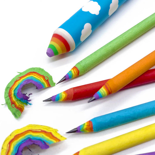Fun Express 13664959 Beveled Rainbow Erasers
