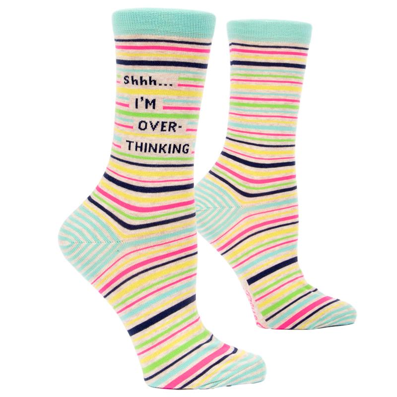 Shhh... I'm Overthinking Socks by Blue Q | Perpetual Kid