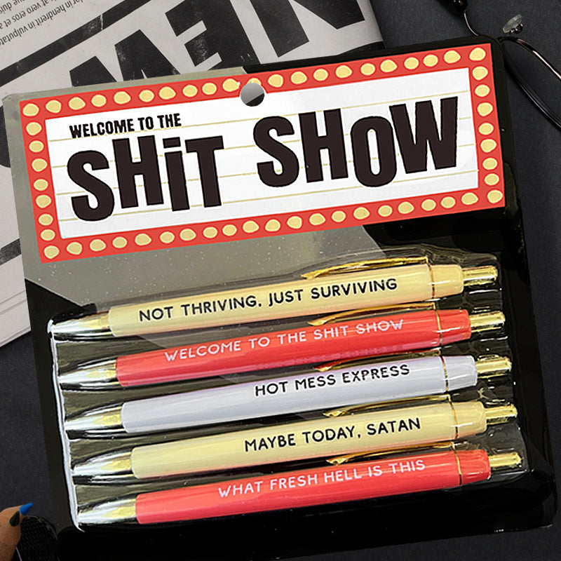 WELCOME TO THE SHIT SHOW PEN SET– SHOPGIRLS