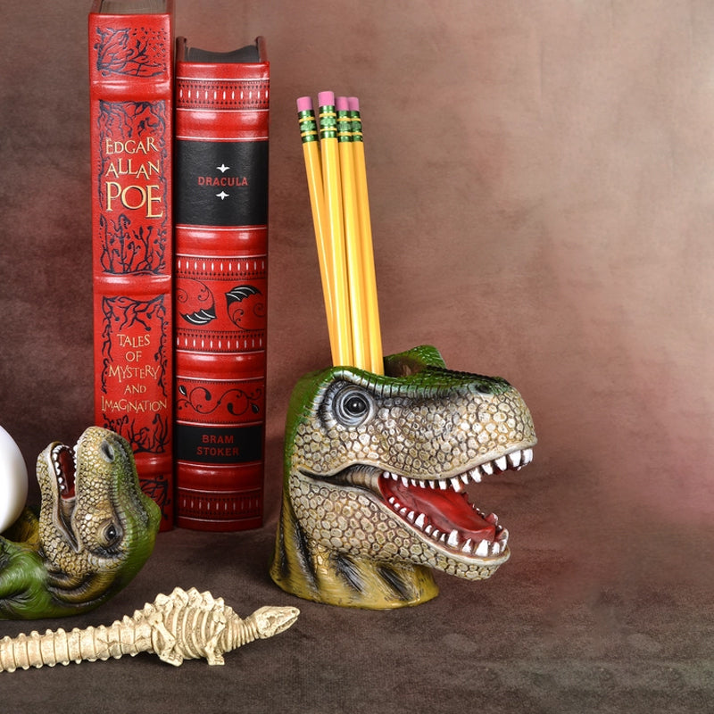 Dinosaur Pencil Holder, Cute Pen Cup Desk Organizer Novelty Pencil Container  Pencil Holder for Kids Dinosaur Theme Party Supplies 