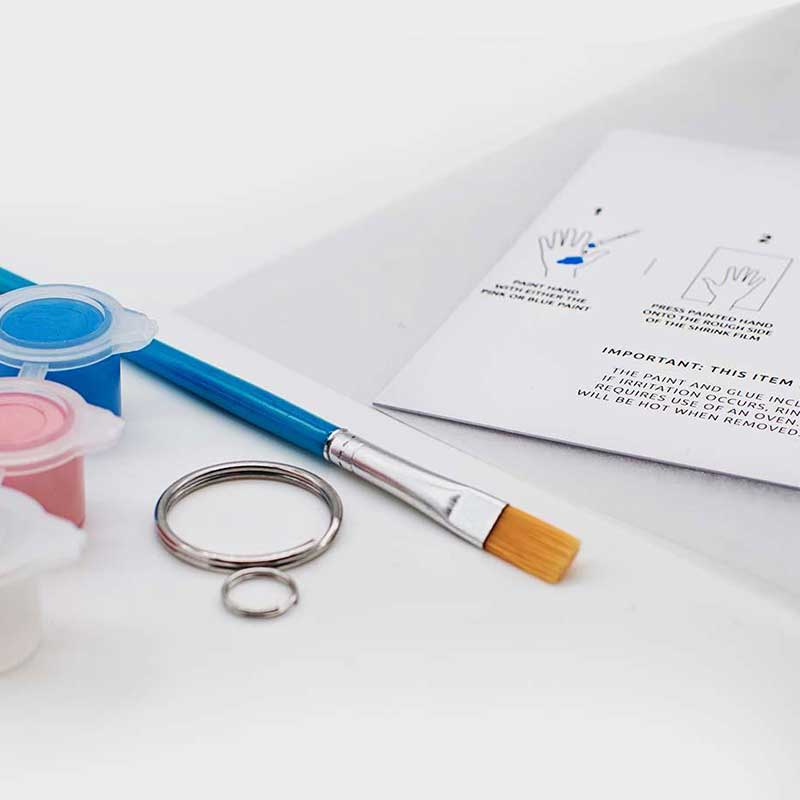 Pikkii Little Letter Shrink Keyring Kit