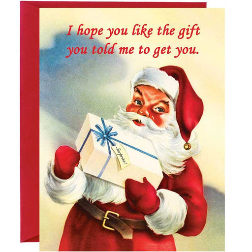 Ho Ho F*cking Ho! Santa Christmas Card - Unique Gifts - Offensive