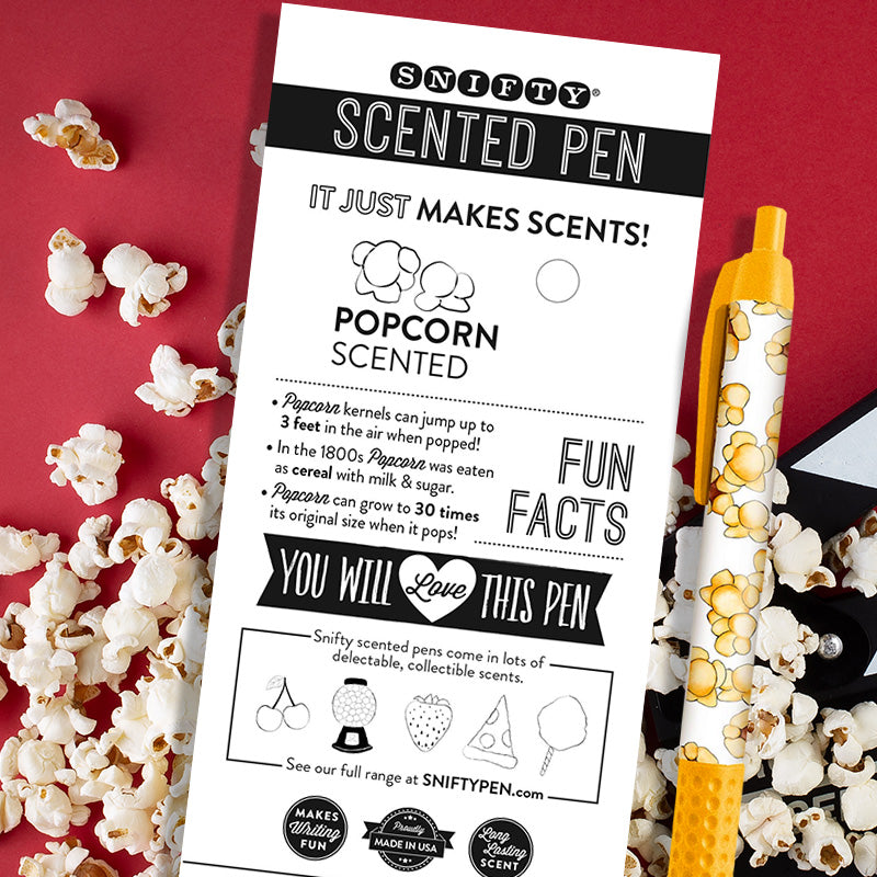 Popcorn Scented Pen  Lightning Bug Gift Co.
