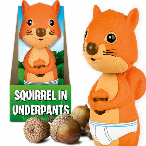 Squirrel In Underpants Air Freshener - Unique Gifts - Archie
