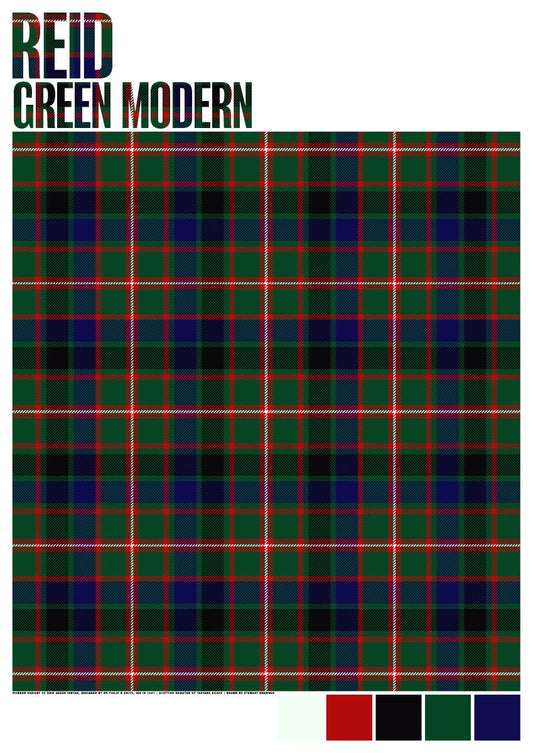 Irish Green Tartan Fabric