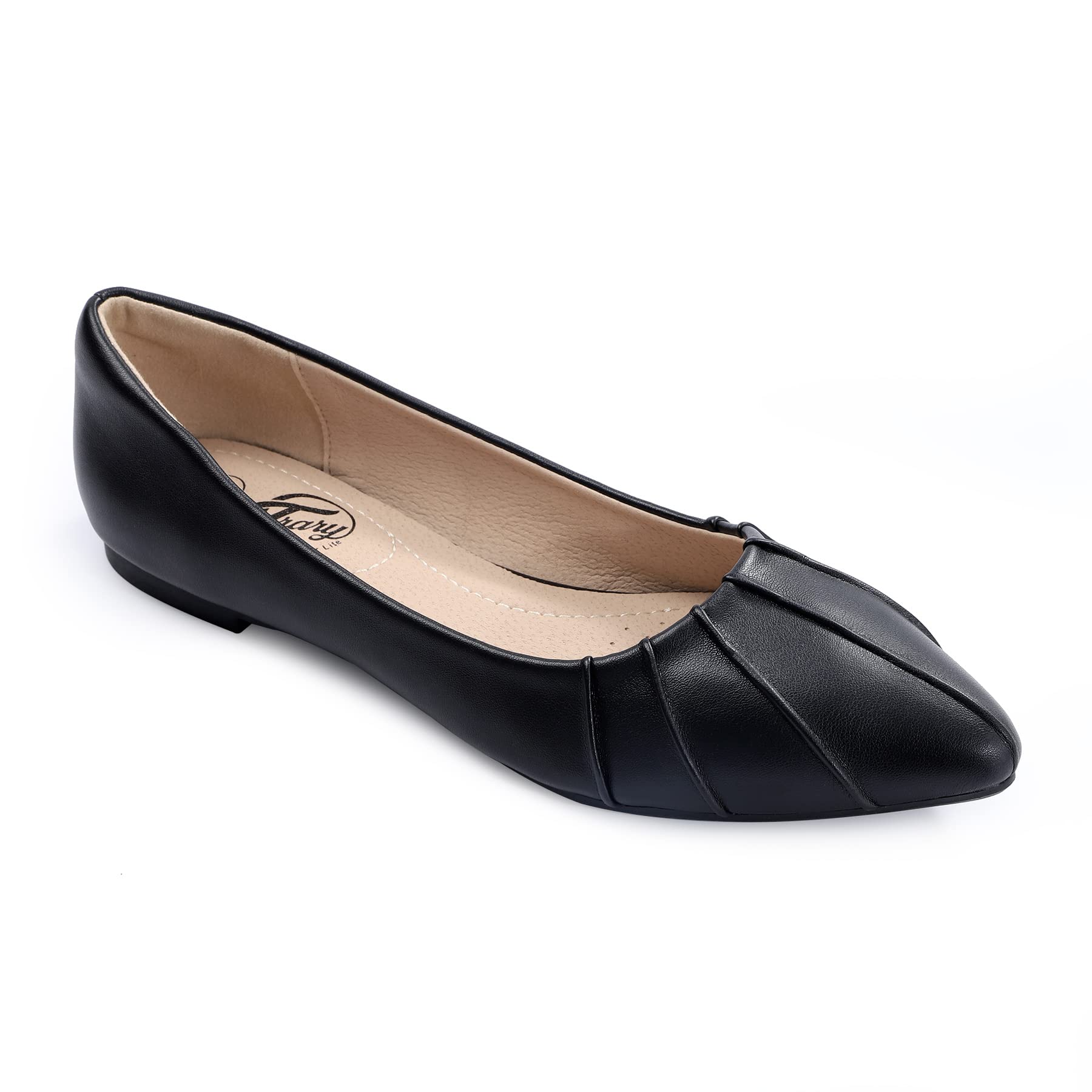 Casual Pointed Toe Ballet Flats with Tassel