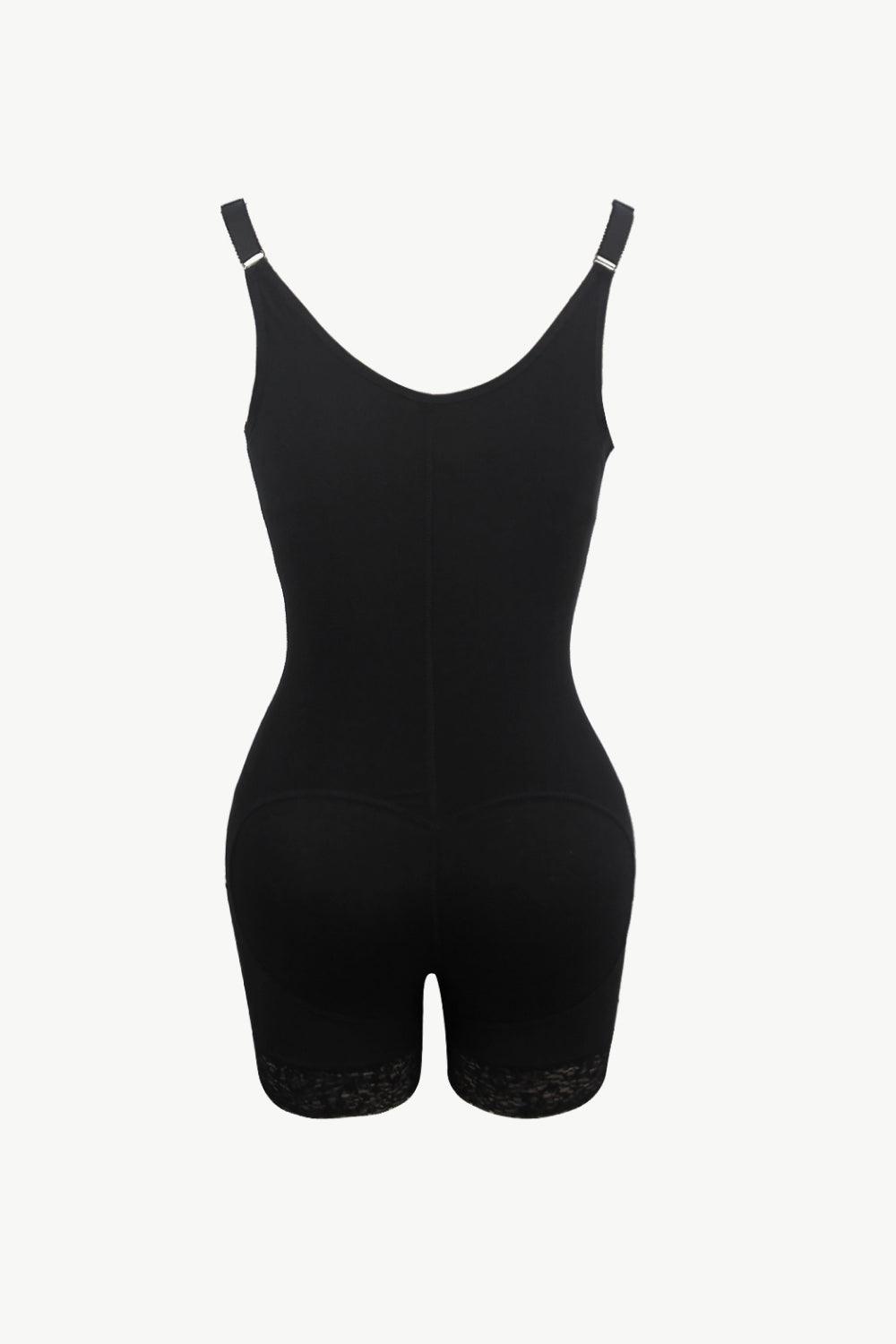 Full Size Under-Bust Adjustable Strap Shaping Bodysuit - Shanae Deon
