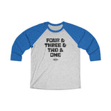 Beastie Boys Four and Three and Two and One - Raglan Tri-blend Tee (Unisex)
