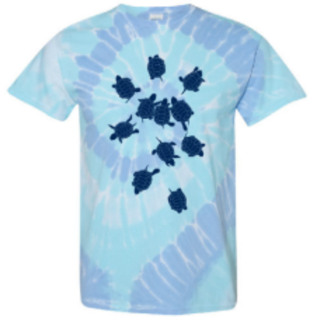 Diamondback Terrapin Hatchling Tie-Dye Tee-Adult and Youth Sizes