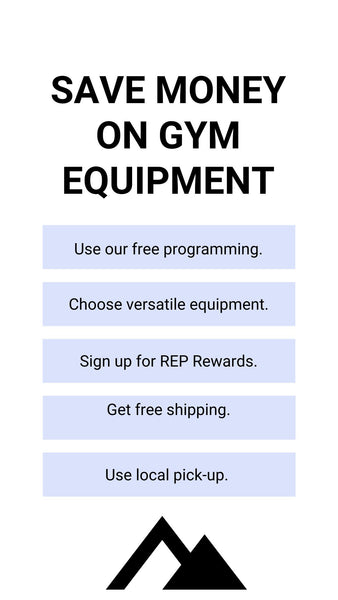 Save money on gym equipment