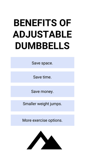 Benefits of adjustable dumbbells
