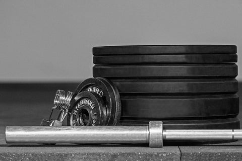 Barbell and weight plates