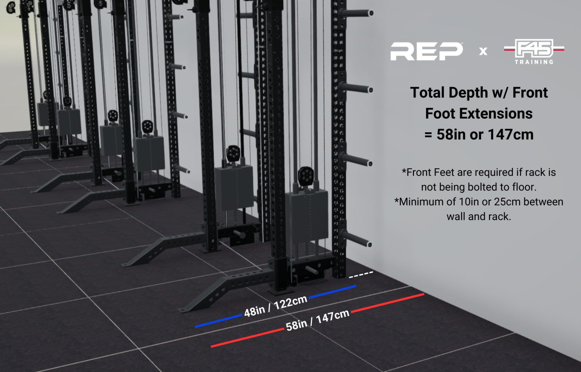 F45 Rack Pack Depth - Front Feet Ext.png__PID:d76f4a72-d01a-4511-9876-704bb3b6f745
