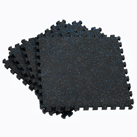 Rubber-topped foam flooring