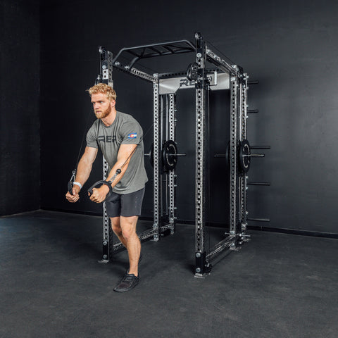 Lifter using the plate-loaded Athena functional trainer