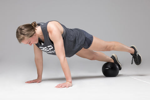 Woman doing a Single-Leg push-up