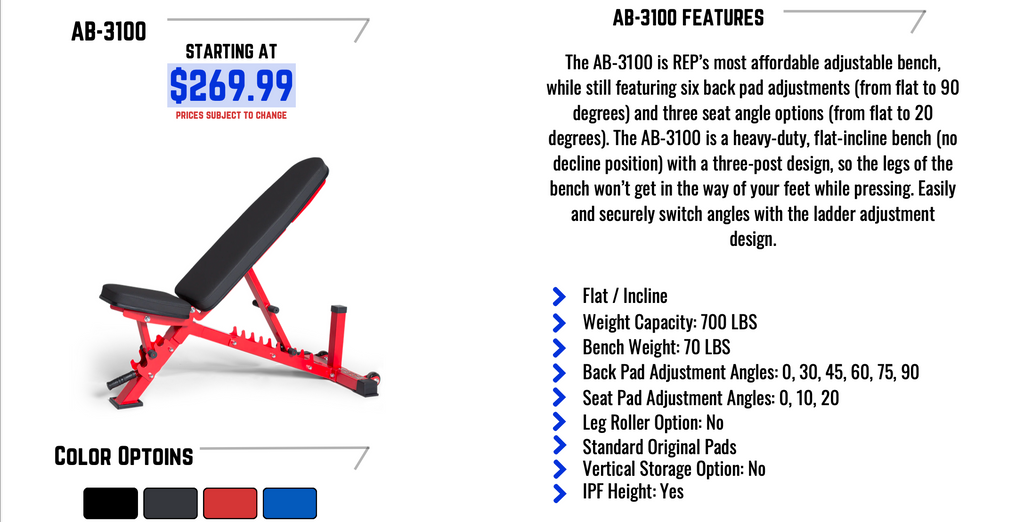 Adjustable Bench Guide