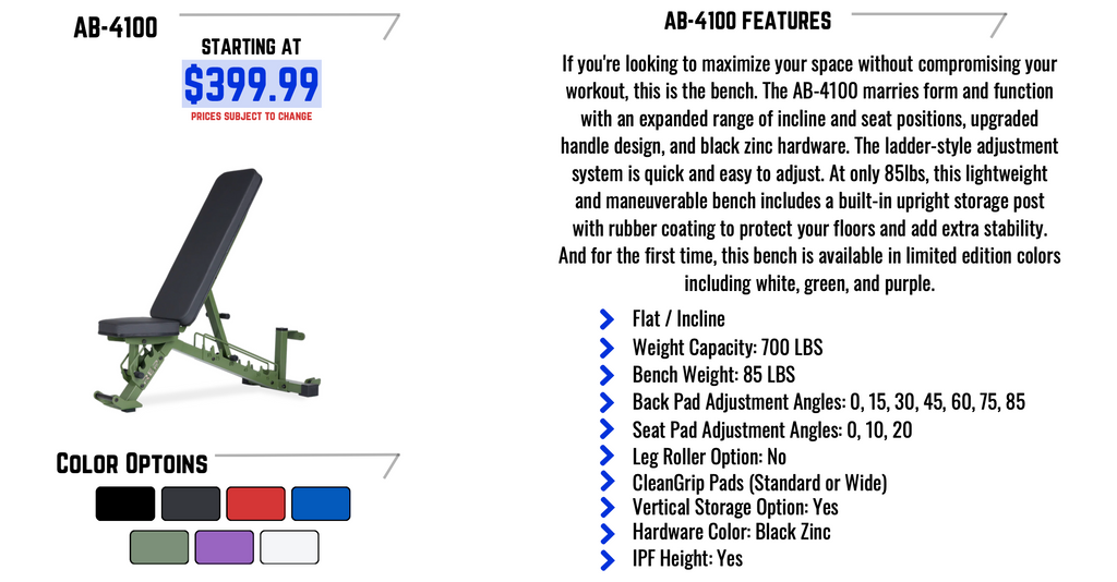 Adjustable Bench Guide