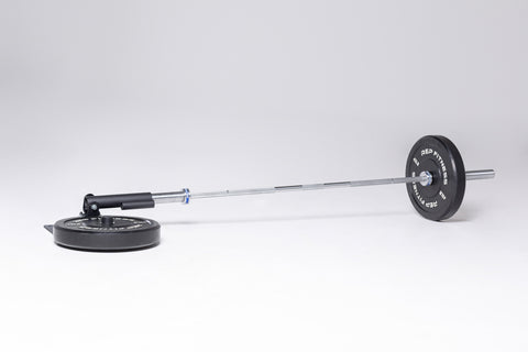 A landmine with a barbell