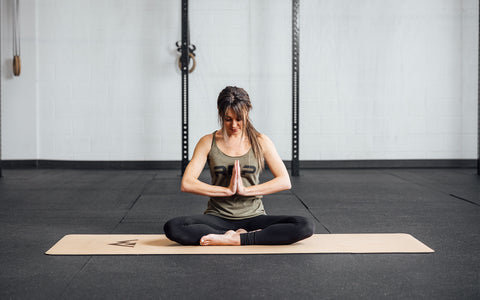 Woman doing yoga