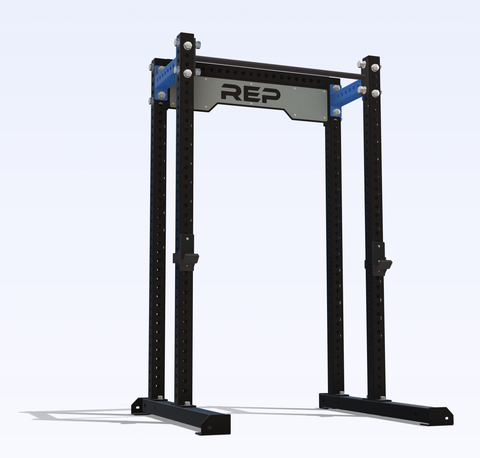 A REP Fitness power rack