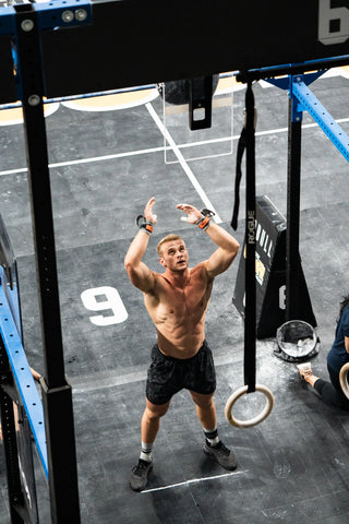 Dallin Pepper competing in CrossFit