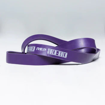 A purple resistance band