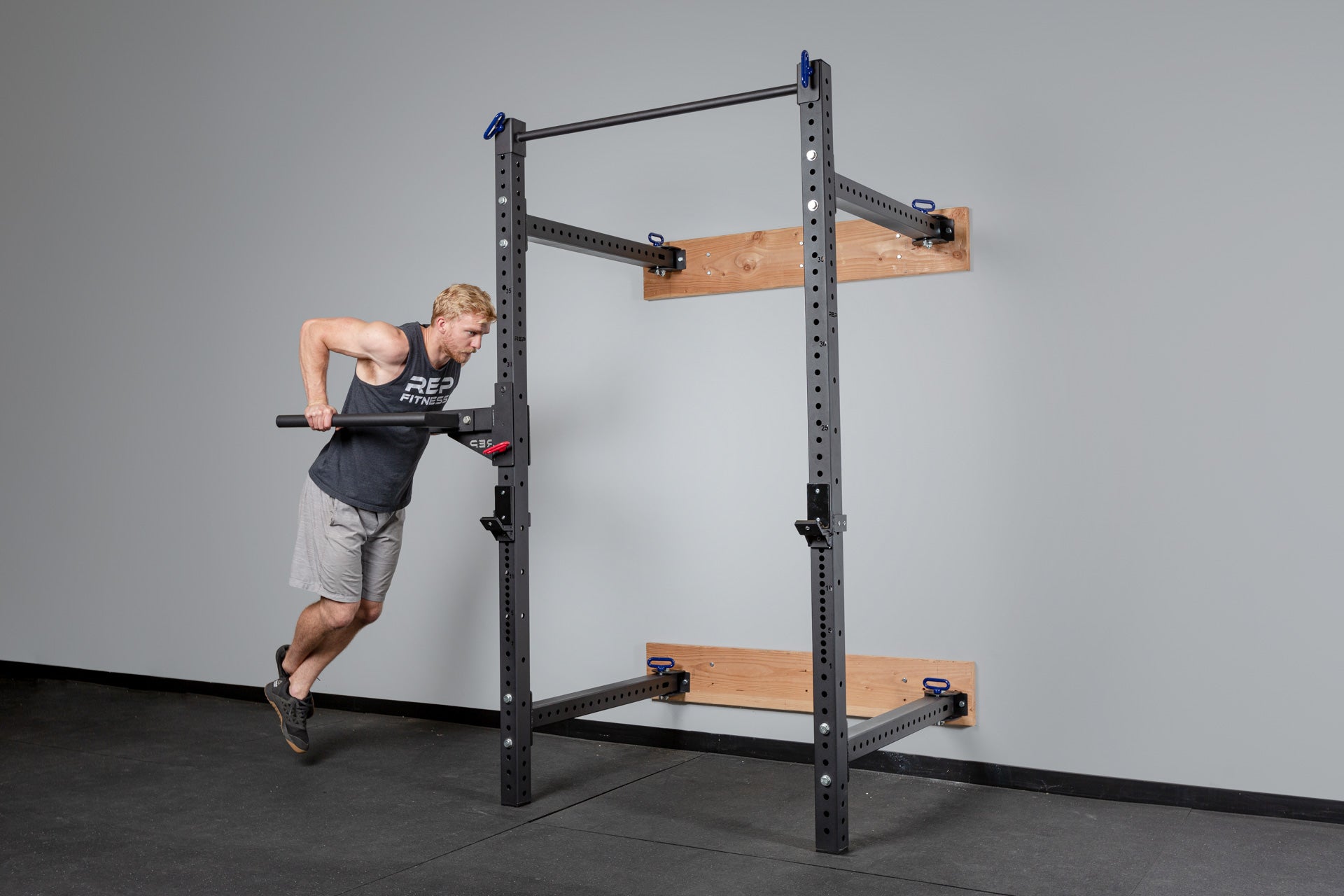 Folding Squat Rack | Fitness Home Gym Equipment