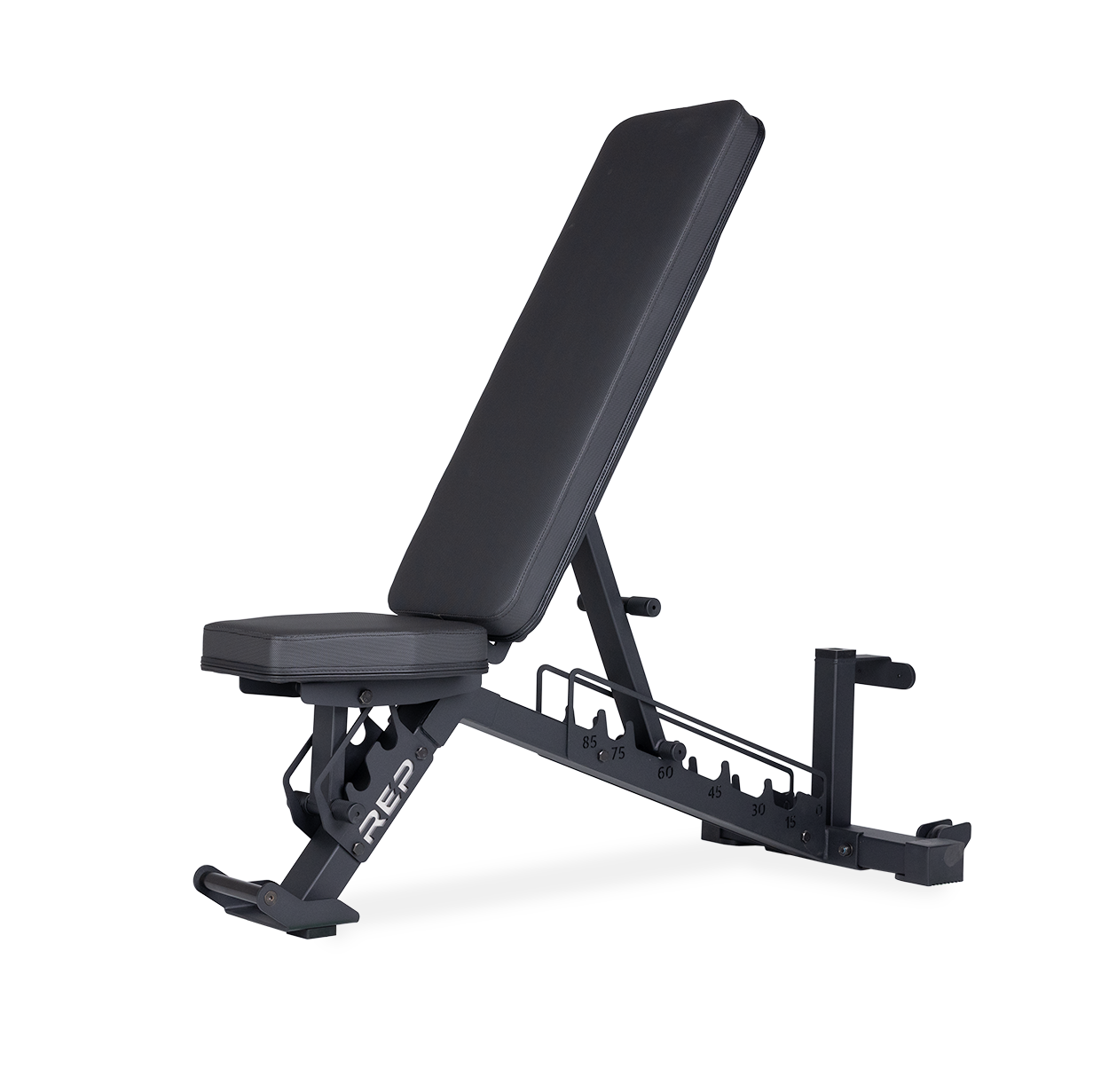 AB-4100 Adjustable Weight Bench - Matte Black