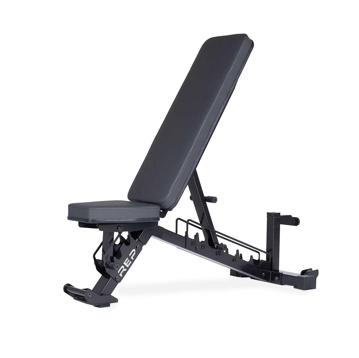 AB-4100 Adjustable Weight Bench - Metallic Black