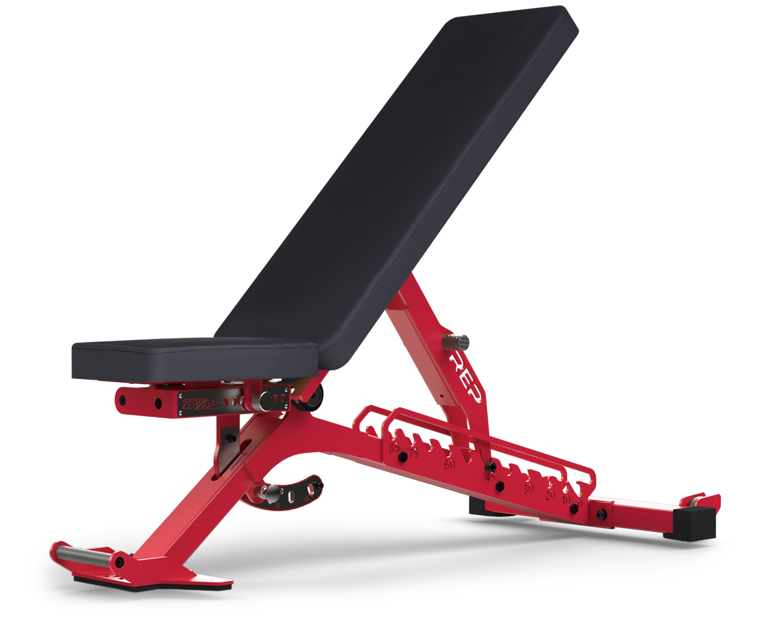 BlackWing™ - Adjustable Bench - Red / Wide