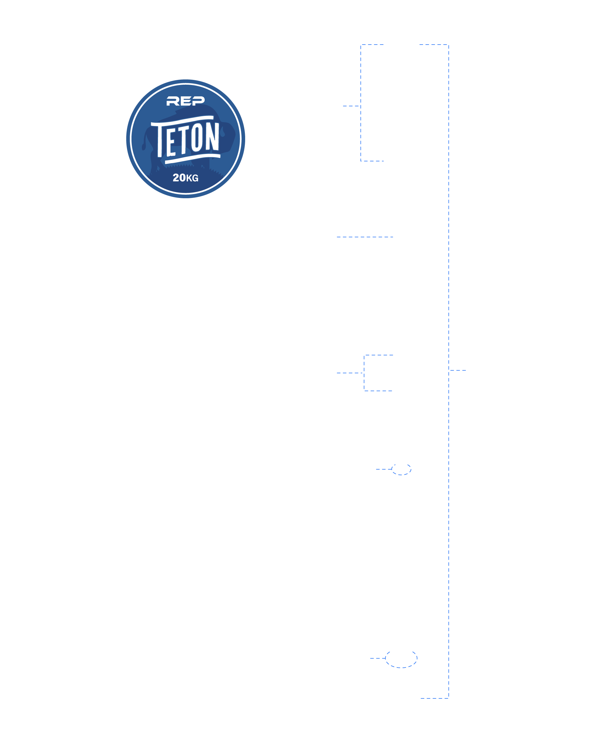 Teton Training Bar - 20kg Informational