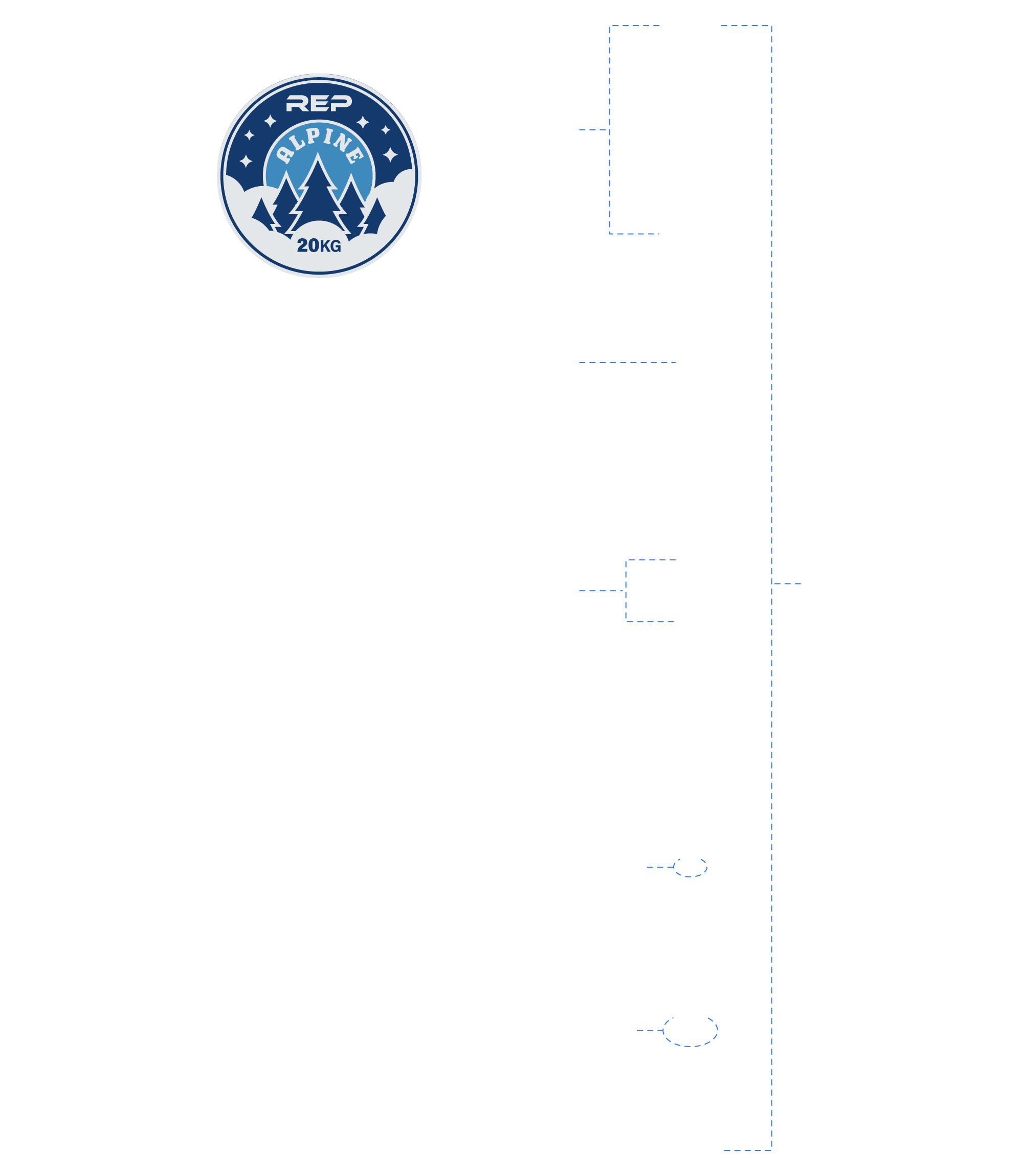 Alpine Weightlifting Bar - 20kg Informational