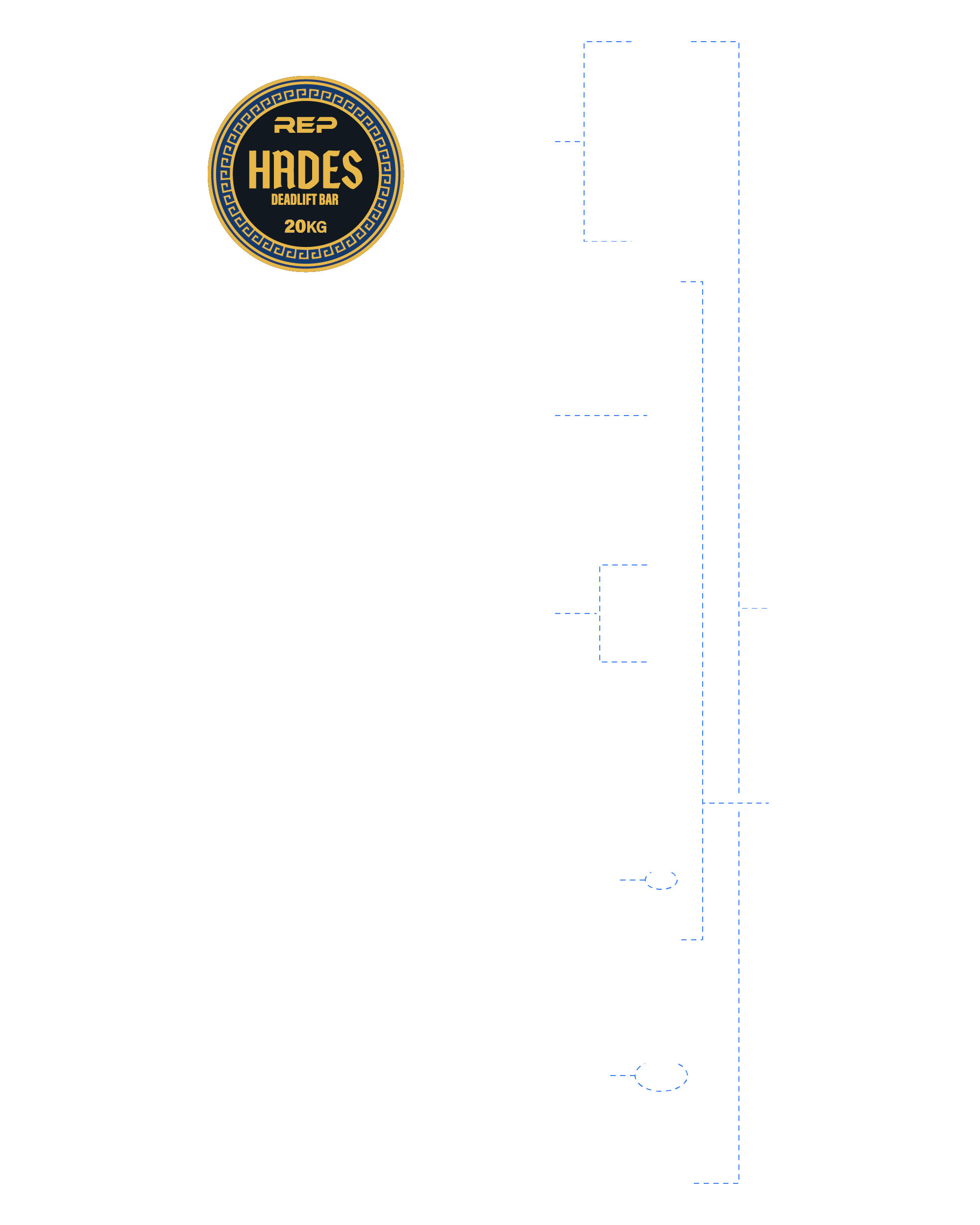 Hades Deadlift Bar Informational