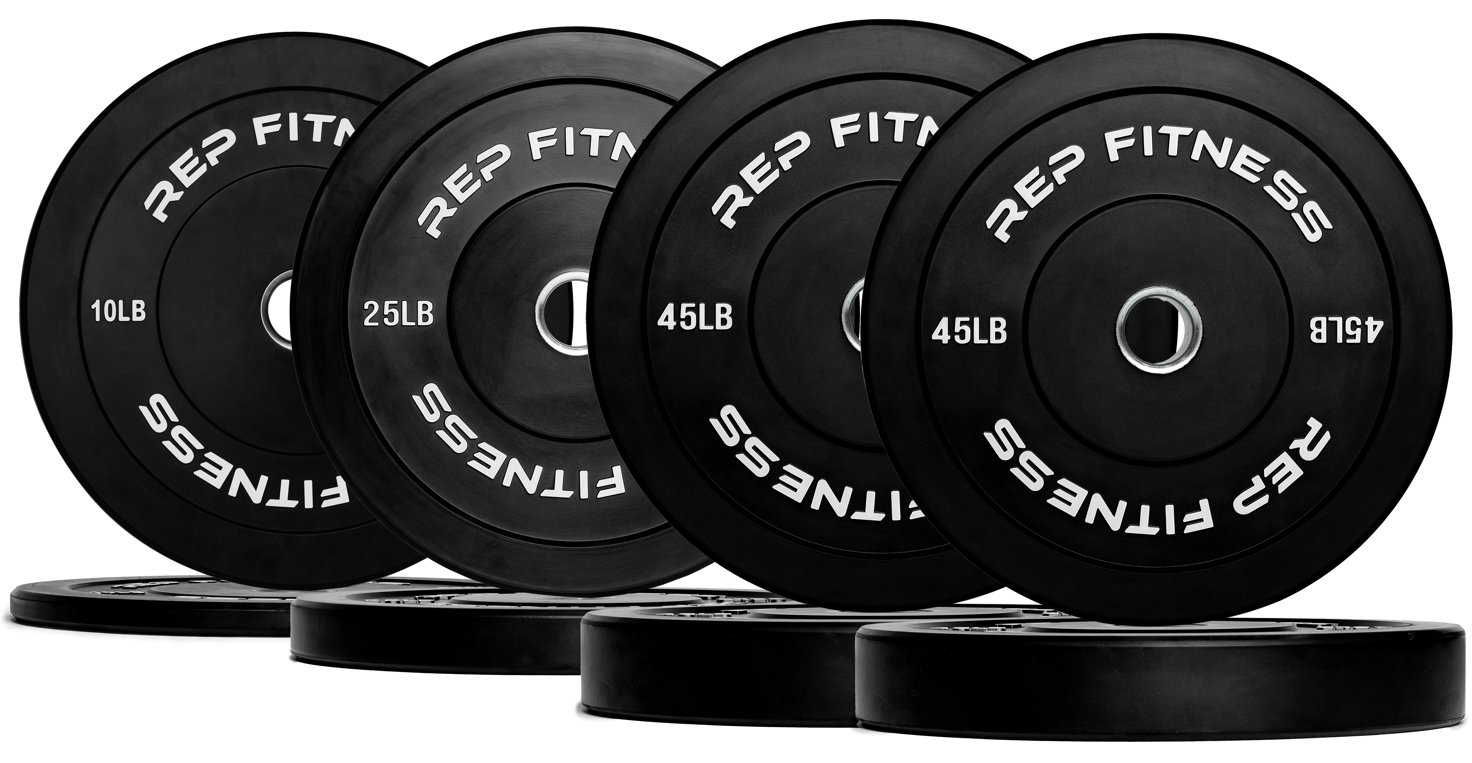 Black Bumper Plates (LB) - 250lb