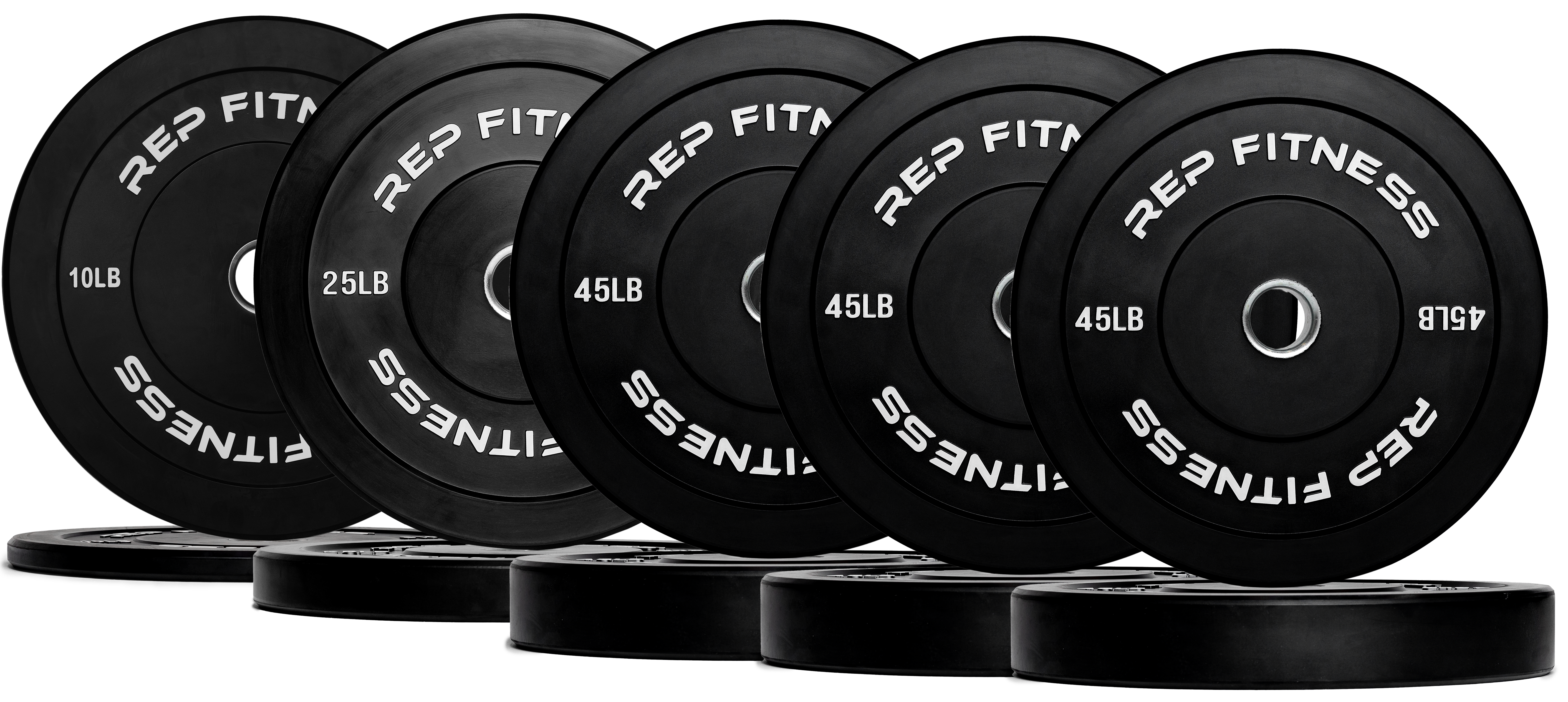 Black Bumper Plates (LB) - 340lb