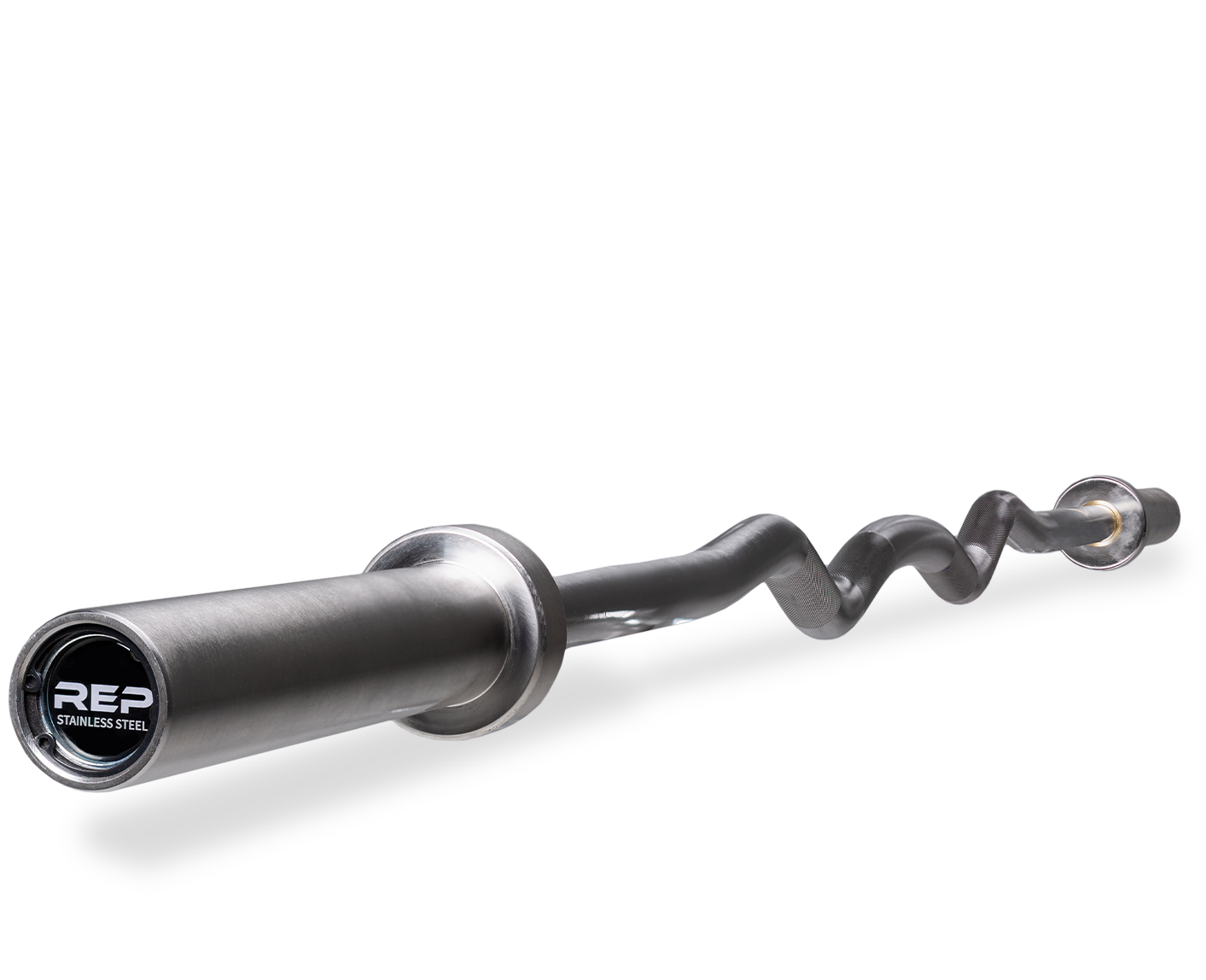 Rackable Curl Bar - Stainless Steel