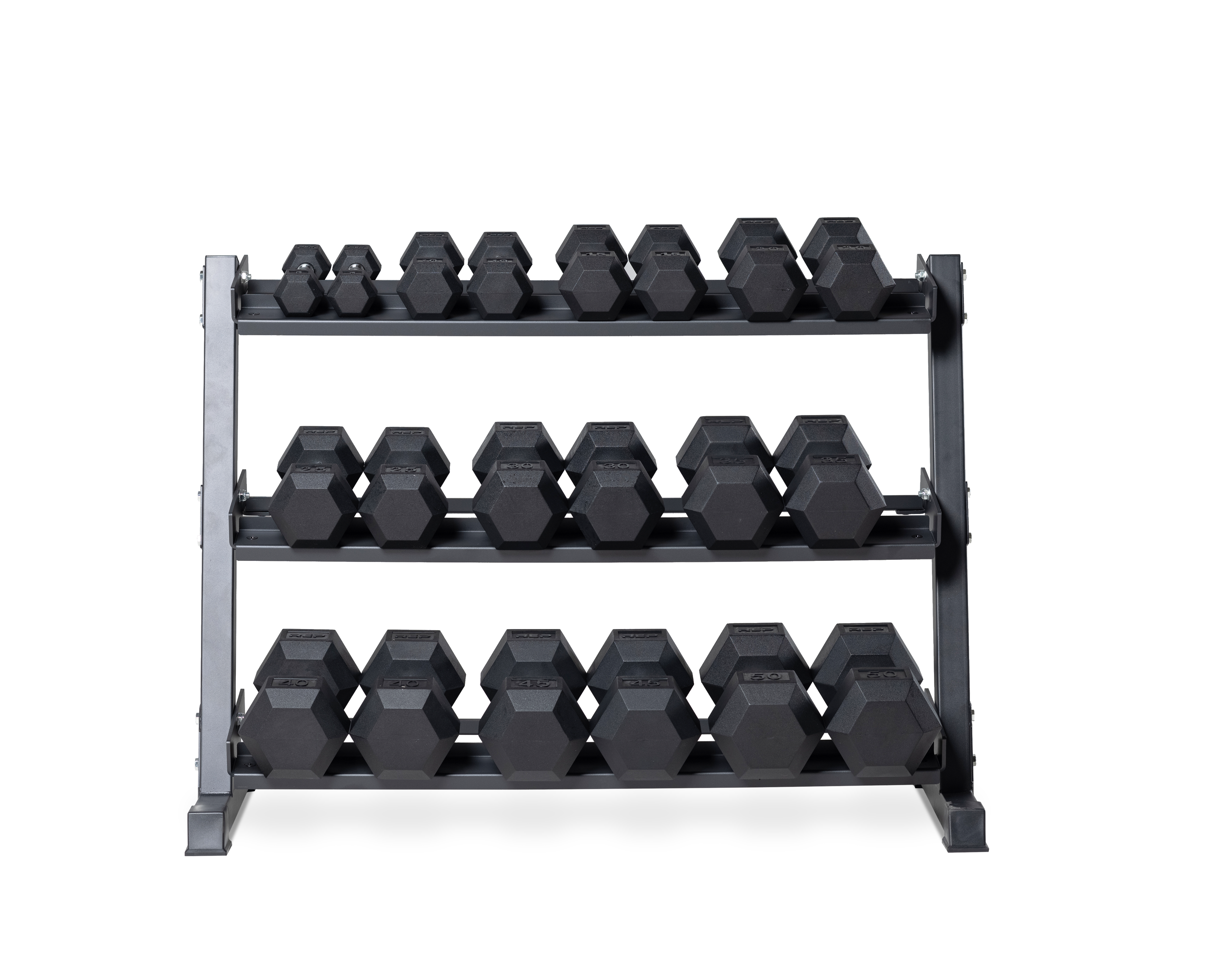 Ergo Hex Dumbbells - 5-50lb Set