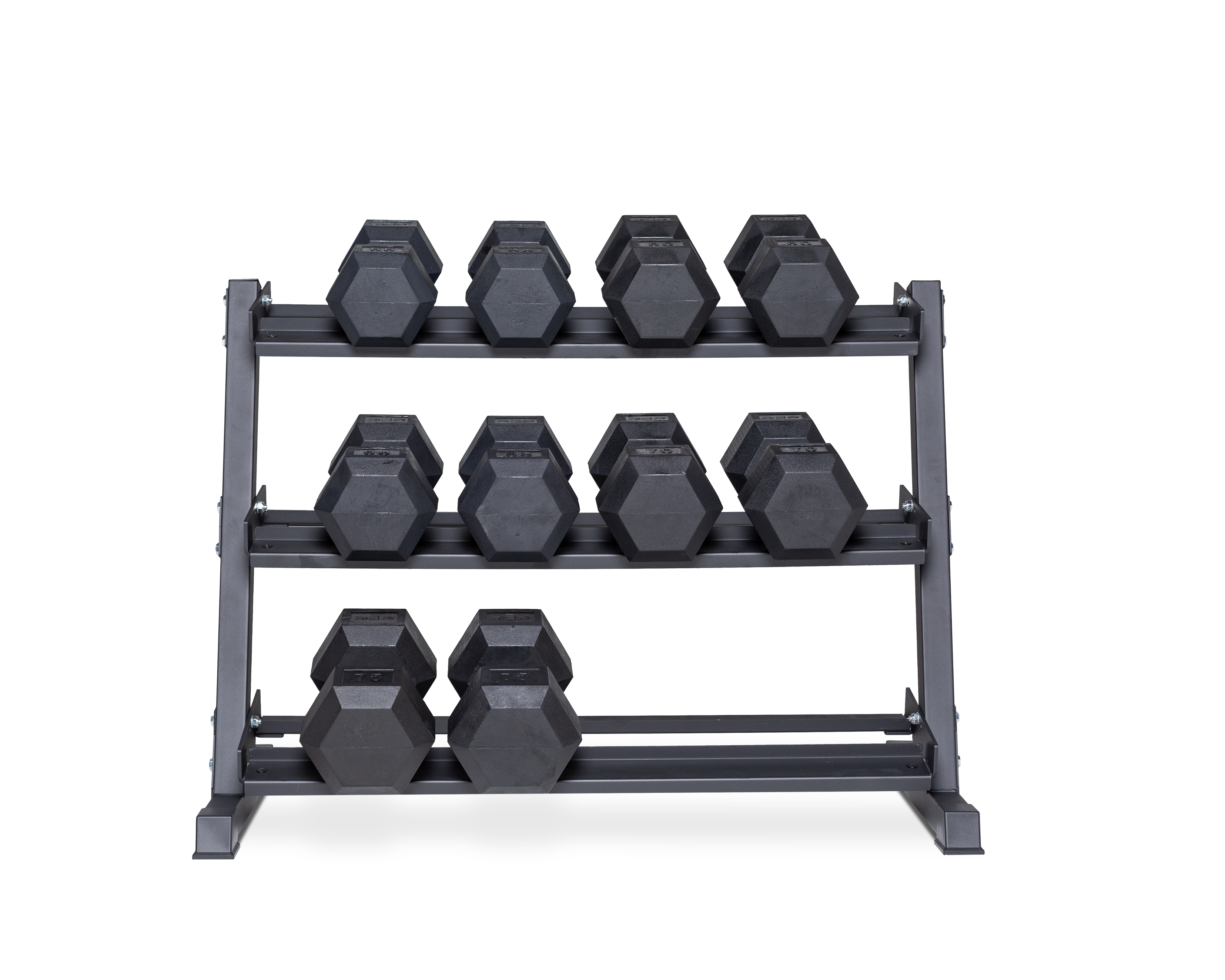 Ergo Hex Dumbbell Sets - 55-75lb Set