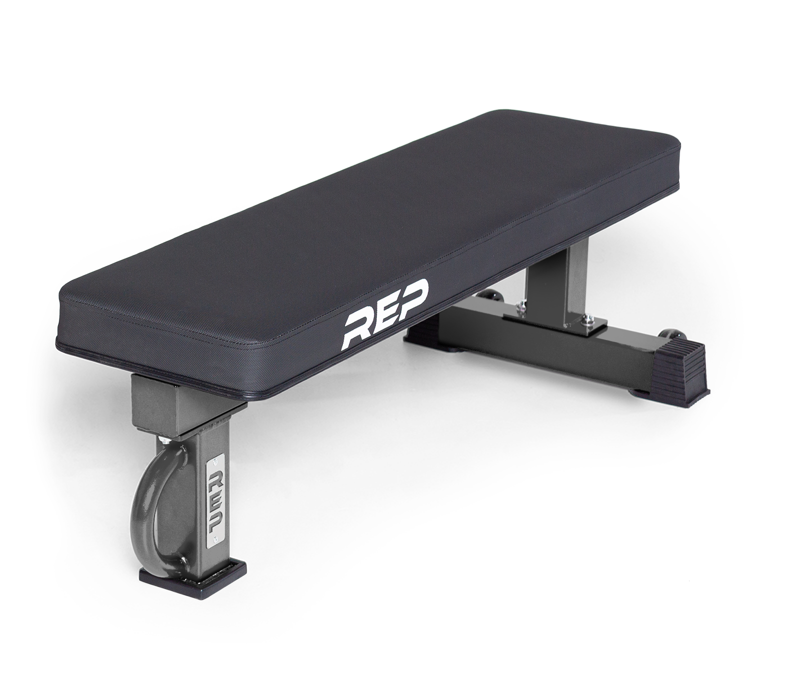 FB-5000 Competition Flat Bench - Matte Black / Wide