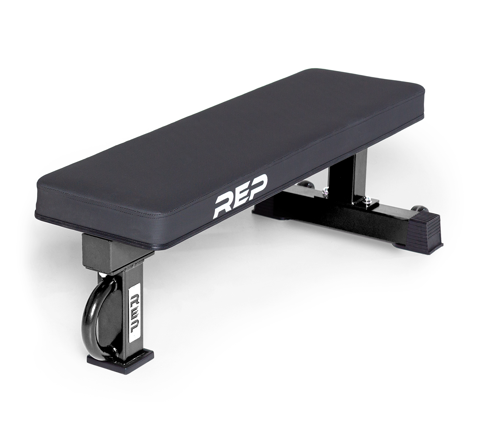 FB-5000 Competition Flat Bench - Metallic Schwarz / Breit