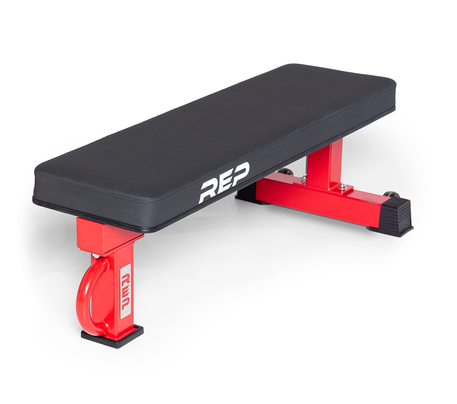 FB-5000 Competition Flat Bench - Rot / Breit