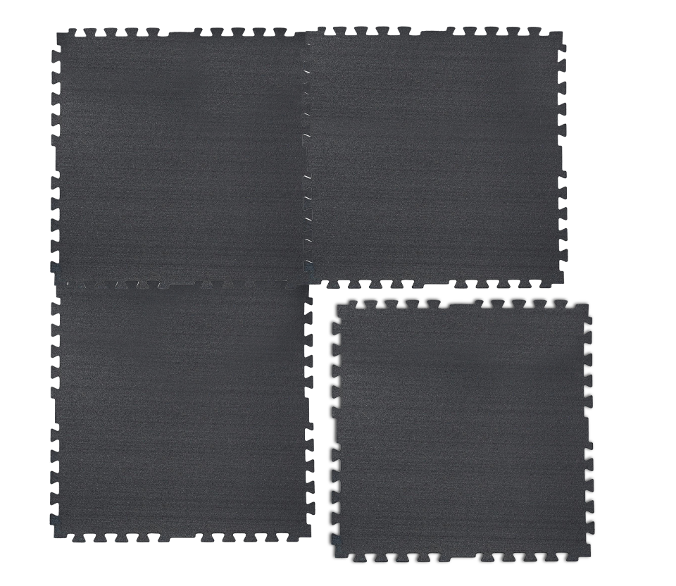 Rubber Floor Tiles - Set of 4