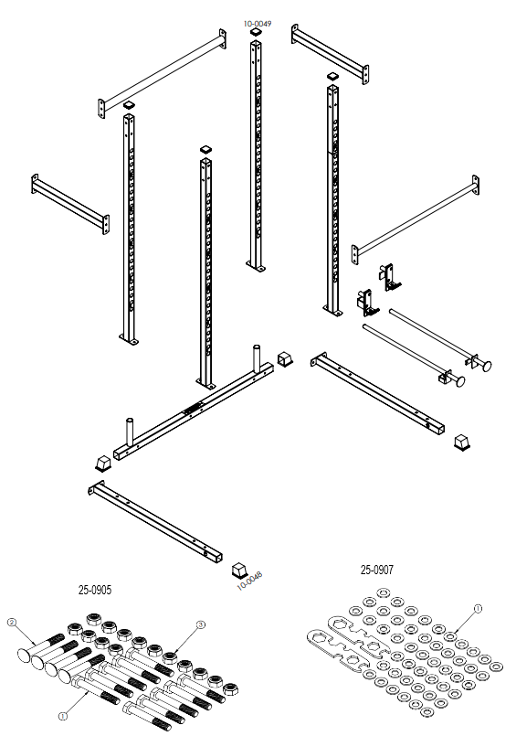 PR-1050 Spares - 10-0048: Rubber Foot